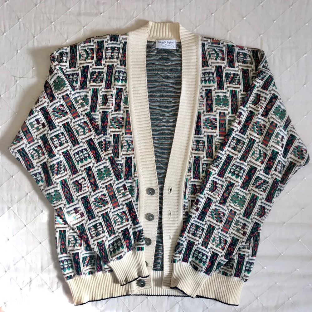 Vintage Geometric Sweater
